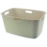 Curver Kremno bel plastičen koš za perilo 45 l Softex – | Shoptok.si