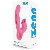 Zenn Vibrator Flapping & Licking Pleasure Toy Pink | Shoptok.si
