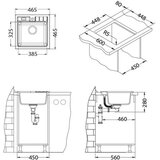Alveus sudopera NIAGARA 20, ARCTIC 465x465/180mm | ePonuda.com