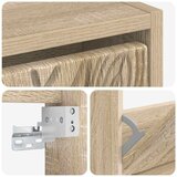  Ormar za cipele na zidu DELFT 71 x 17 x 86 cm Konstruirano drvo - Hrast sonoma | shoptok.hr