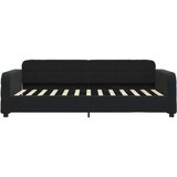 vidaXL Dnevni krevet na razvlačenje crni 100 x 200 cm baršunasti | shoptok.hr