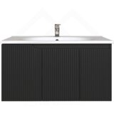 Piramida Euridika 100 H/V lavabo sa ormarićem PINO/BLACK Cene
