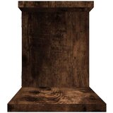  Stenska TV polica dimljeni hrast 125x18x23 cm konstruiran les, (20765102) | Shoptok.si