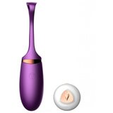  Vibro jaje, USB, 10 funkcija, Silikonsko, Ljubičasto Cene