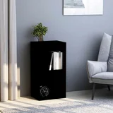 vidaXL Polica za knjige crna 40x30x76,5 cm izrađeno drvo