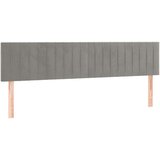  Box spring s madracem LED svjetlosivi 180x200 cm baršun | shoptok.hr