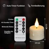 YUNSHENG 12x polnilne LED čajne svečke z daljinskim upravljalnikom | Shoptok.si