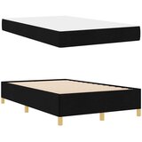  Krevetna konstrukcija Crna 120 x 200 cm tkanina | shoptok.hr