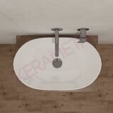 Alvit elegant 610x380/150mm nadgradni lavabo bez rupe | Eponuda.com