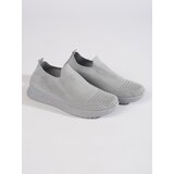 Shelvt Grey slip-on trainers | Shoptok.si