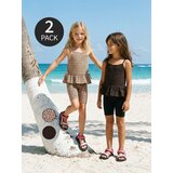 Sinsay Pamučne majice na naramenice s ukrasnim volanima 2 pack | shoptok.hr