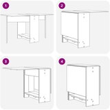  Blagovaonski stol 138 x 70 x 73,5 cm Konstruirano drvo | shoptok.hr