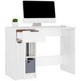  Radni stol bijeli 100 x 50 x 75 cm od konstruiranog drva | shoptok.hr