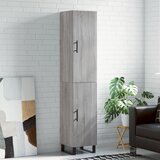  Visoka komoda siva sonome 34,5x34x180 cm od konstruiranog drva | shoptok.hr