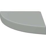  Plutajuća kutna polica siva 25 x 25 x 3,8 cm MDF | Eponuda.com