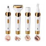  4v1 brezžični aku. epilator dlačic za obrvi bikini nos in ušesa USB | Shoptok.si
