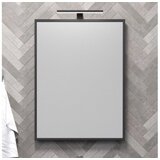 CAMARGUE Ogledalo za kupatilo BORGSTED 60x80 cm, crno | Eponuda.com