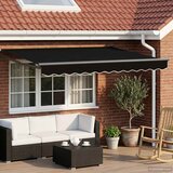  Električna retraktabilna tenda Crna i antracit 3,5 x 2,5 m | shoptok.hr