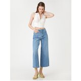 Koton Jeans Relaxed Fit High Waist Wide Short Leg - Sandra Jean | Shoptok.si