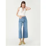 Koton Jeans Relaxed Fit High Waist Wide Short Leg - Sandra Jean