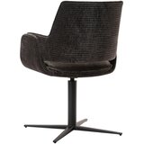 Emilio Belluti NASLANJAČ, kovina, tekstil temno siva | Shoptok.si