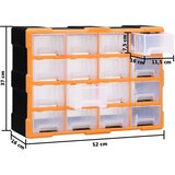  Organizator sa 16 srednjih ladica 52 x 16 x 37 cm | shoptok.hr