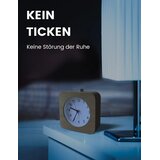 ABOVECLOCK analogna budilka iz lesa | Shoptok.si