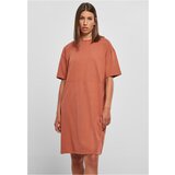 UC Ladies Ladies Organic Oversized Slit Tee Dress terracotta | shoptok.hr