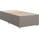  Krevet s oprugama i madracem smeđesivi 90x200 cm od tkanine | shoptok.hr