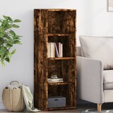  The Living Store Visoka omara dimljeni hrast 40x41x124 cm inženirski les - Visoka Omara, (21496552) | Shoptok.si