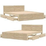  Krevetna konstrukcija s uzglavljem 2 pcs Sonoma 153 x 203 cm | Eponuda.ba