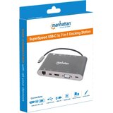  Docking station 152808 7in1 USB-C - HDMI/VGA/mDP/3xUSB/LAN/CR/PD 60W | ePonuda.com