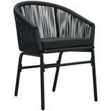  9-dijelni vrtni blagovaonski set crni | shoptok.hr