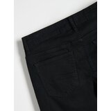 Reserved - Slim traperice isprana izgleda - crno | shoptok.hr