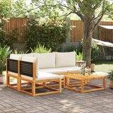 vidaXL 5-dijelna set vrtnih sofa od masivnog drva bagrema s jastucima | shoptok.hr