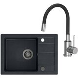 Quadron Set korita in armature TOM 116 + MAGGIE, črn | Shoptok.si