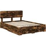  Konstrukcija postelje z vzglavjem Dimljeni oreh 140 x 200 cm, (5000102970) | Shoptok.si