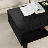  Kava Stol Crni hrast 80 x 46 x 35 cm Konstruirano drvo | shoptok.hr