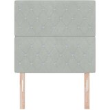  Uzglavlje Svijetlo siva 90 cm Baršun | shoptok.hr