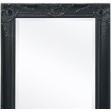  Zidno ogledalo Barokni stil 100x50 cm Crno | shoptok.hr