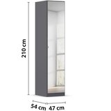home24 OMARA S KLASIČNIMI VRATI, siva | Shoptok.si