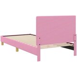  Krevet za djecu s uzglavljem Ružičasta 90 x 200 cm tkanina | shoptok.hr