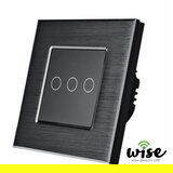 Wise naizmenični prekidač, 3 tastera- aluminijumski panel Cene