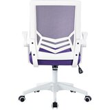 MID.YOU vrtljivi stol kovina, umetna masa, tekstil lila, črna, bela | Shoptok.si
