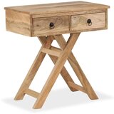  Stranska mizica iz trdnega mangovega lesa 65x40x76 cm, (20828435) | Shoptok.si