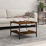  Stolić za kavu boja hrasta 55x55x40 cm konstruirano drvo | Eponuda.com