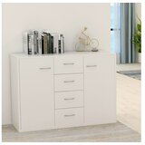  Komoda bijela 88 x 30 x 65 cm od konstruiranog drva | shoptok.hr