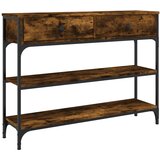  Konzolni stol boja hrasta 100 x 25 x 75 cm konstruirano drvo | Eponuda.com