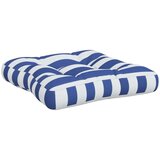  Blazina za palete 2 kosa modre in bele črte oxford blago, (20656837) | Shoptok.si