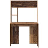 vidaXL Stol s policom Staro drvo 91 x 50 x 149 cm Konstruirano drvo | shoptok.hr